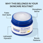 Buy DermDoc x Good Vibes 14-Day Acne Reset Routine (Combo of 4) | Salicylic Acid Face Serum (15 ml) | Niacinamide Day Cream (50 g) | Skin Tightening Gel with Hydrolyzed Collagen (50 gm) | Papaya Brightening Face Wash (120 ml) - Purplle