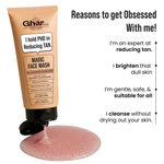 Buy Ghar Soaps Magic Face Wash | With Sandalwood, Saffron & Glutathione | Tan Removal, Skin Brightening & Radiant Glow | (Pack of 1) (100 ml) - Purplle