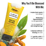 Buy Ghar Soaps Kojic Acid & Turmeric Face Wash | With Niacinamide | Fades Dark Spots, Brightens Skin & Boosts Natural Glow | (Pack of 1) (100 ml) - Purplle