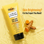 Buy Ghar Soaps Kojic Acid & Turmeric Face Wash | With Niacinamide | Fades Dark Spots, Brightens Skin & Boosts Natural Glow | (Pack of 1) (100 ml) - Purplle