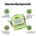Buy Ghar Soaps Aloe Ceramide Soap Bar | Hydrating & Exfoliating with Aloe Vera, Oats & Natural Ceramides | Toxin-Free, Gentle Glow for All Skin Types – 100 gm - Purplle