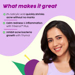 Buy PLIX Jamun Acne Spot Corrector Gel For Reducing Active Acne | Day & Night Gel | Controls Oil & Soothes Inflammation | For Men & Women | 15 gm - Purplle