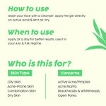 Buy PLIX Jamun Acne Spot Corrector Gel For Reducing Active Acne | Day & Night Gel | Controls Oil & Soothes Inflammation | For Men & Women | 15 gm - Purplle