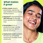 Buy PLIX Avocado Ceramide Moisture Rush Fatty Cream With Spf 20 | Deep Moisturization | Barrier Repair Cream | For Dry Skin, Normal Skin & Sensitive Skin | 50 gm - Purplle