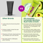 Buy PLIX Avocado Ceramide Moisture Rush Fatty Cream With Spf 20 | Deep Moisturization | Barrier Repair Cream | For Dry Skin, Normal Skin & Sensitive Skin | 50 gm - Purplle