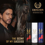 Buy DENVER SRK Sporting Club Nano Deodorant For Men 50 ml Each, Pack of 3 - Purplle