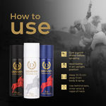 Buy DENVER SRK Sporting Club Nano Deodorant For Men 50 ml Each, Pack of 3 - Purplle