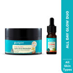 Buy Pilgrim Daily Brightness Duo | Hydra Glow Moisturizer + 10% Vitamin C Serum | Korean Glass Skin Glow Combo of 2 - Purplle