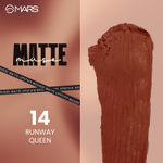 Buy MARS Matte Muse Mousse Lipstick (3 ml) (14-RUNWAY QUEEN) with Doe-Foot Applicator | Highly Pigmented | Smooth Texture | Hydrating Formula | Blurry Lips Effect - Purplle