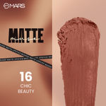 Buy MARS Matte Muse Mousse Lipstick (3 ml) (16-CHICK BEAUTY) with Doe-Foot Applicator | Highly Pigmented | Smooth Texture | Hydrating Formula | Blurry Lips Effect - Purplle