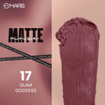 Buy MARS Matte Muse Mousse Lipstick (3 ml) (17-GLAM GODDESS) with Doe-Foot Applicator | Highly Pigmented | Smooth Texture | Hydrating Formula | Blurry Lips Effect - Purplle