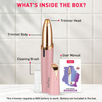 Buy Sirona Eyebrow Trimmer for Women | Built-in Light | Pain-Free Brow Shaping | Battery Operated | Hypoallergenic Blades | 360° Precision Tip | 1-Year Replacement Warranty 1 pc - Purplle