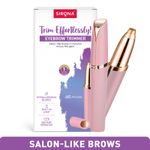 Buy Sirona Eyebrow Trimmer for Women | Built-in Light | Pain-Free Brow Shaping | Battery Operated | Hypoallergenic Blades | 360° Precision Tip | 1-Year Replacement Warranty 1 pc - Purplle