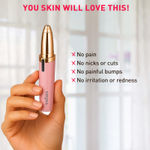 Buy Sirona Eyebrow Trimmer for Women | Built-in Light | Pain-Free Brow Shaping | Battery Operated | Hypoallergenic Blades | 360° Precision Tip | 1-Year Replacement Warranty 1 pc - Purplle