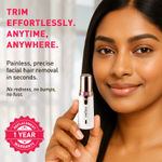 Buy Sirona Facial Hair Remover for Women | Painless Hair Removal | Built-in Light | Hypoallergenic Blades | Battery Operated | For Upper Lip, Chin & Sideburns | 1-Year Replacement Warranty 1 pc - Purplle