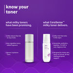 Buy Plum&nbsp;CeraSense Milky Toner with Ceramides & Peptides | Repairs skin barrier, hydrates & nourishes | 100 ml - Purplle