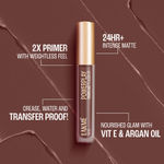 Buy Lakme 9to5 Primer + Matte Liquid Lip Color MB3 Strong Espresso - 4.2 ml - Purplle