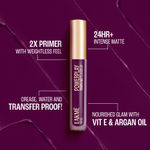 Buy Lakme 9to5 Primer + Matte Liquid Lip Color MM4 Dynamic Purple - 4.2 ml - Purplle
