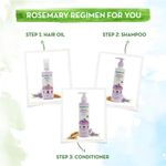 Buy Mamaearth Rosemary Hair Fall Control Kit: Rosemary Shampoo (250ml)+ Rosemary Conditioner (250ml)+Rosemary Hair Oil (150ml) | Gives up to 94% Stronger Hair | Up to 93% Less Hair Fall | Made Safe Certified | For Men & Women - Combo of 3 - Purplle