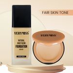 Buy VERYMISS Foundation + Compact Powder (Fair Tone) 200 gm - Purplle