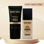 Buy VERYMISS Foundation + Oil Free Primer (light Tone)200 gm - Purplle