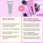 Buy PLIX Jamun Active Acne Mini Facewash Gel Oily & Acne Prone Skin | Daily Use | Women & Men | 50 ml - Purplle