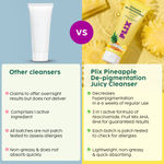 Buy PLIX 5% Pineapple Juicy Mini Facewash/Cleanser For Depigmentation | For Skin Brightening & Even Toned Complexion | Free Of Sulphates, Paraben & Silicones | 50 ml - Purplle