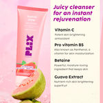 Buy PLIX Guava Juicy Mini Cleanser | For Skin Brightening With Vitamin C | Promotes Hydration & Skin Brightening| For Men & Women| For Daily Use | 50 ml - Purplle