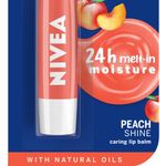 Buy Nivea Lip Balm, Fruity Peach Shine (4.8 gm) - Purplle