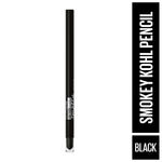 Buy Maybelline New York TattooStudio Smokey Eye Kohl Gel Pencil Eyeliner Pitch Black 0.28 gm - Purplle