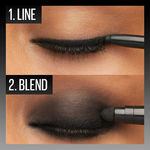 Buy Maybelline New York TattooStudio Smokey Eye Kohl Gel Pencil Eyeliner Pitch Black 0.28 gm - Purplle
