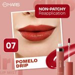 Buy MARS Drip Lip Mist for Women (4.5 ml) (07-Pomelo Drip) | Dual Function | Buildable Color | Glossy Finish | Long-Lasting | Hydration | Light-Weight Formula | Non-Patchy Reapplication - Purplle
