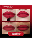 Buy Maybelline New York Color Sensational Ultimattes Lipstick, 199 More Ruby, 1.7 gm - Purplle