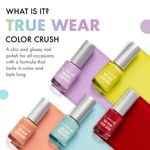 Buy Lakme True Wear Color Crush Nail Polish, Long Lasting & Vibrant Nail Paint, 415, 6ml - Purplle