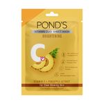 Buy POND'S Vitamin C Brightening Clear Glowing Skin, 100% Natural Pineapple Sheet Mask, 25 ml - Purplle