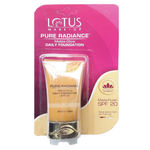 Buy Lotus Make-Up Pure Radiance Matte-Glow Daily Foundation SPF-20 - Caramel - Purplle