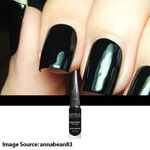 Buy Lotus Make Up Nail Enamel Black Angel 83 (7 ml) - Purplle