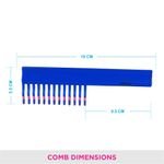 Buy Vega Shampoo Comb (India's No.1* Hair Comb Brand) with Wide Tooth, Purple (1269) - Purplle