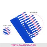 Buy Vega Shampoo Comb (India's No.1* Hair Comb Brand) with Wide Tooth, Purple (1269) - Purplle