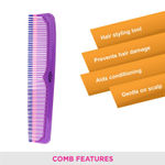 Buy Vega Grooming Comb (India's No.1* Hair Comb Brand) For Men and Women, Large (1299) - Purplle