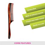 Buy Vega Grooming Hair Comb,Handmade, (India's No.1* Hair Comb Brand)For Men and Women, (HMC-27) - Purplle