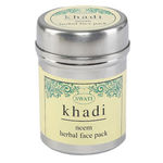 Buy Khadi Neem Herbal Face Pack 50 g By Swati Gramodyog - Purplle