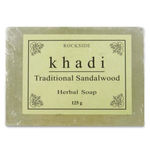 Buy Khadi Traditional Sandalwood Herbal Soap 125 g - Purplle
