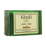 Buy Swati Khadi Ayurvedic Handmade Soap NEEM-TULSI - Purplle