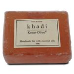 Buy Khadi Soap Kesar Olive 125 g - Purplle