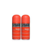 Buy Jovan Musk Men Deodorant Perfume (150 ml) (Pack of 2) - Purplle