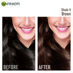 Buy Garnier Color Naturals Creme hair color, Shade 4 Brown, 70ml + 60g - Purplle
