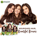Buy Garnier Color Naturals Creme hair color, Shade 4 Brown, 70ml + 60g - Purplle