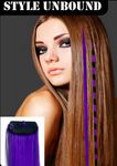 Buy Style Unbound Hair Extensions - Purple-Black - Purplle