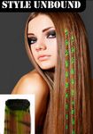 Buy Style Unbound Hair Extensions - Green-Brown-Black - Purplle